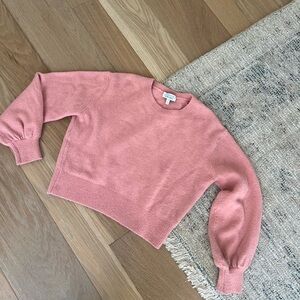 & Other Stories cropped sweater pink jumper super soft size M